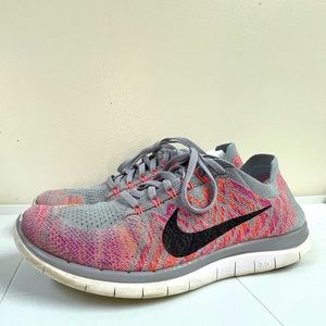Nike free 4.0 flyknit size:8